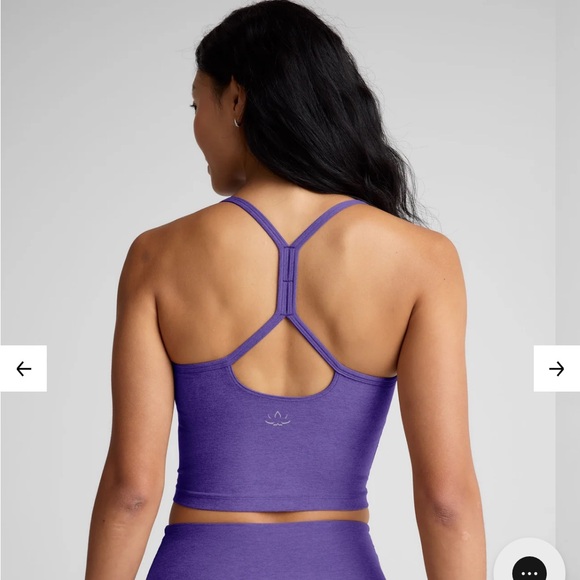 Spacedye Slim Racerback Cropped Tank - Picture 2 of 5